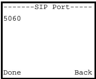 ZYXEL V-630 - SIP Port Number - 1