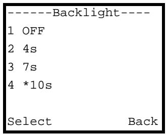 ZYXEL V-630 - Backlight Setup - 1