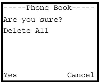 ZYXEL V-630 - Deleting All Phonebook Entries - 1