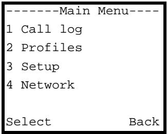 ZYXEL V-630 - Entering the Menu System - 1