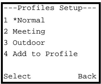ZYXEL V-630 - Profiles Setup - 1