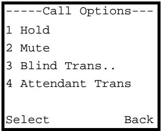 ZYXEL V-630 - Call Options - 1