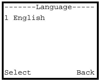 ZYXEL V-630 - Language Setup - 1