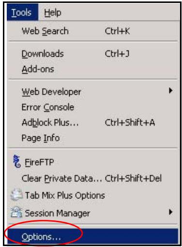 ZYXEL V-630 - Mozilla Firefox - 1