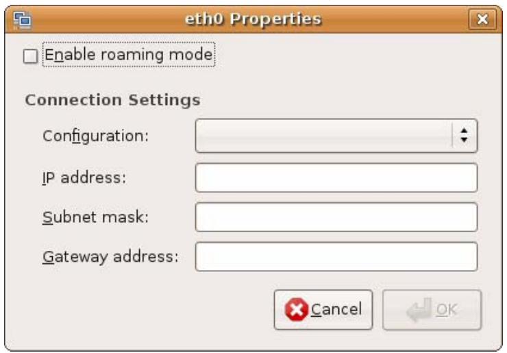 ZYXEL V-630 - The Properties dialog box opens. - 1