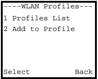 ZYXEL V-630 - WLAN Profiles - 1