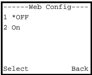 ZYXEL V-630 - Enabling or Disabling the Web Configurator - 1