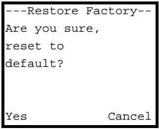 ZYXEL V-630 - Restore Factory Default Settings - 2