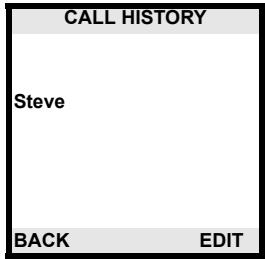 ZYXEL V250 - Call History Menu - 2