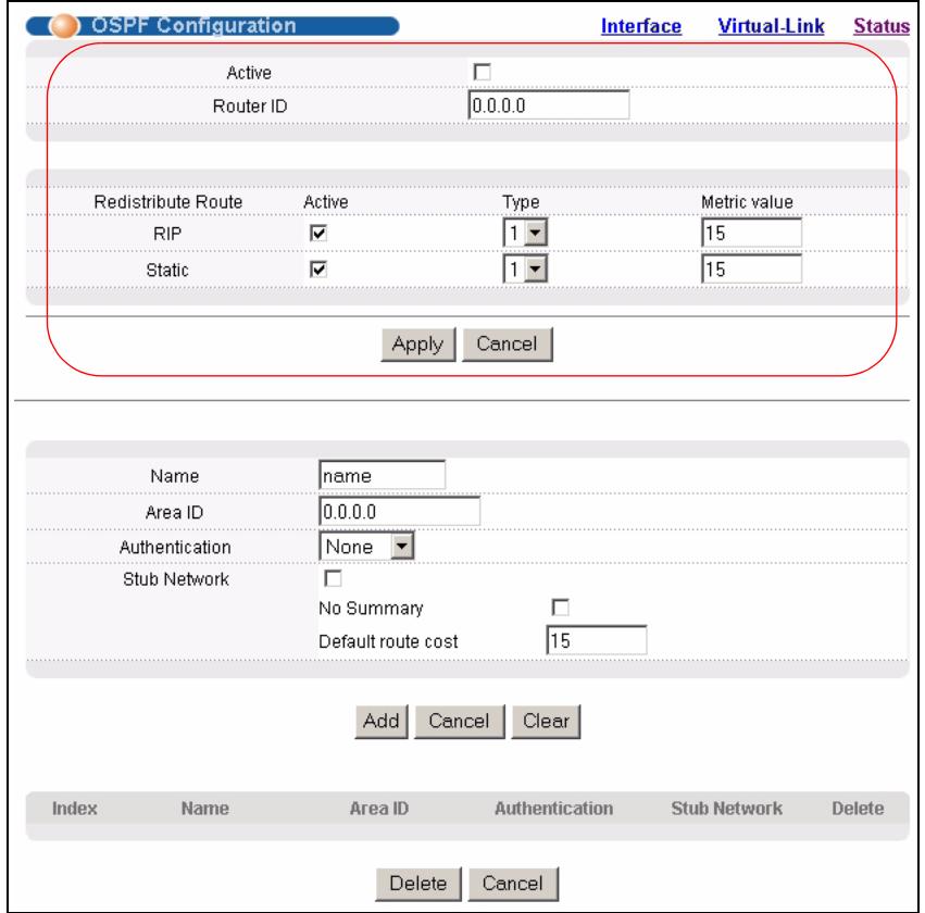 ZYXEL XGS-4528F - OSPF Configuration - 1
