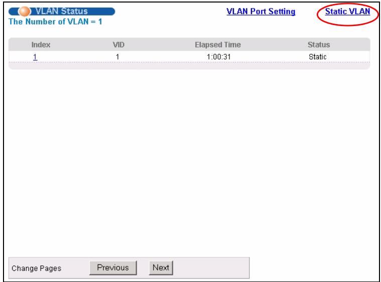 ZYXEL XGS-4528F - Creating a VLAN - 2