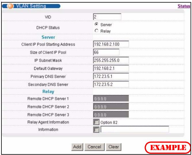 ZYXEL XGS-4528F - Configuring DHCP Server Settings - 1