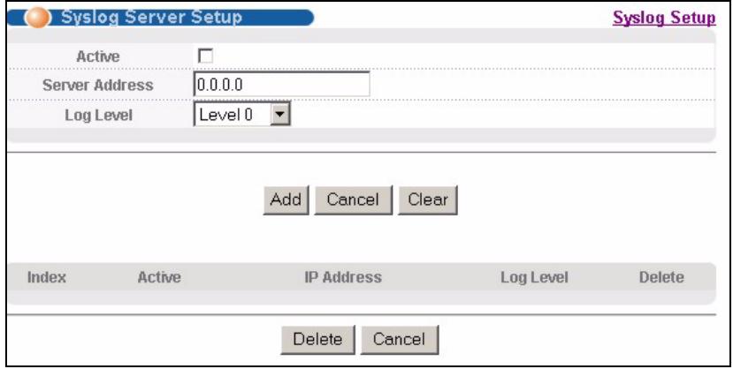 ZYXEL XGS-4528F - Syslog Server Setup - 1