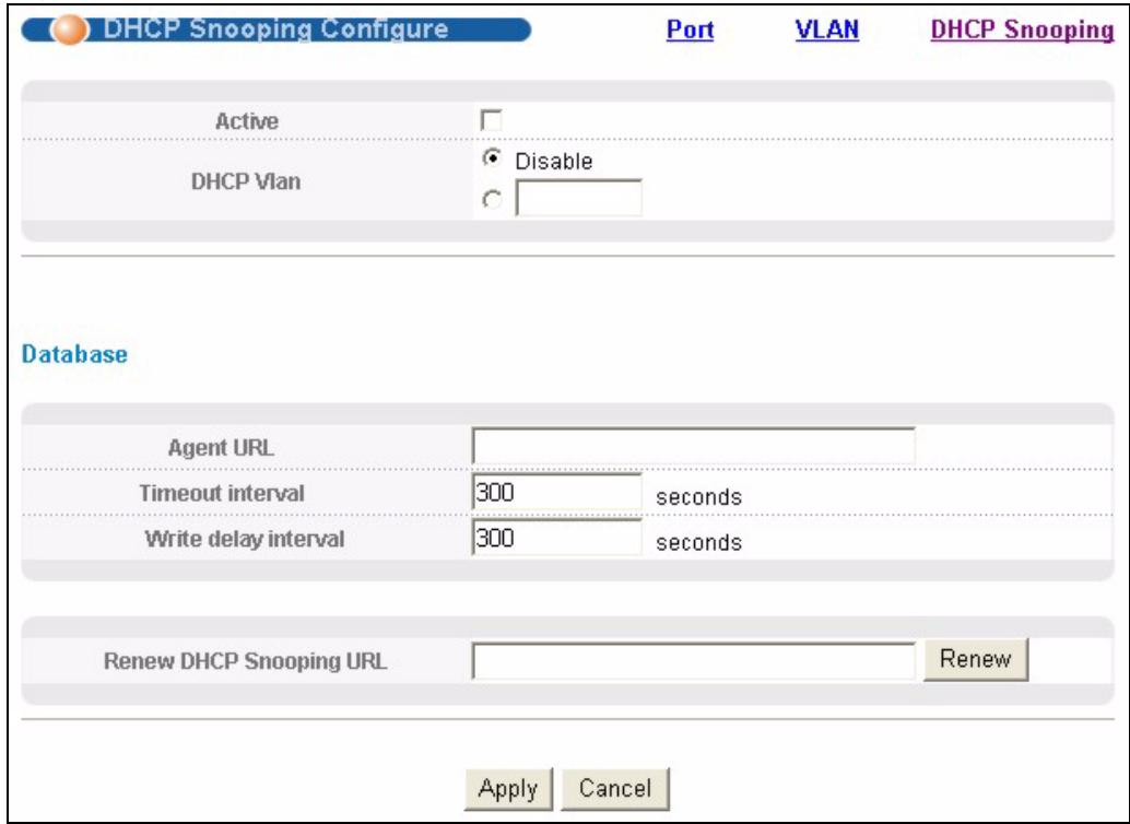 ZYXEL XGS-4528F - DHCP Snooping Configure - 1