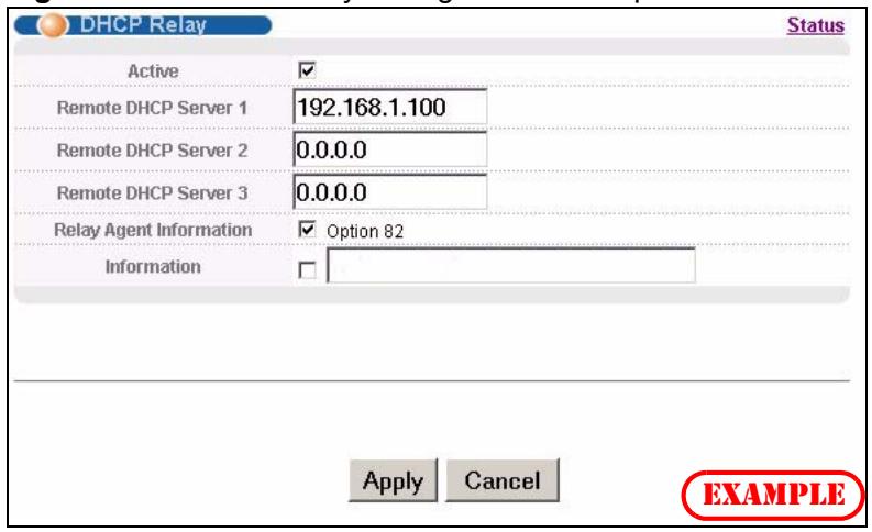 ZYXEL XGS-4528F - Global DHCP Relay Configuration Example - 2