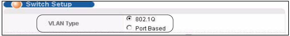 ZYXEL XGS-4528F - Select the VLAN Type - 1