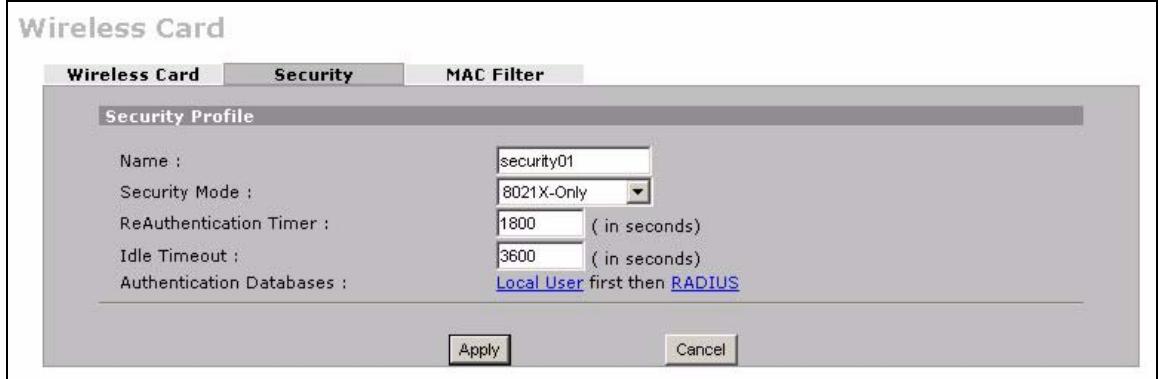 ZYXEL ZYWALL 2 WG - IEEE 802.1x Only - 1
