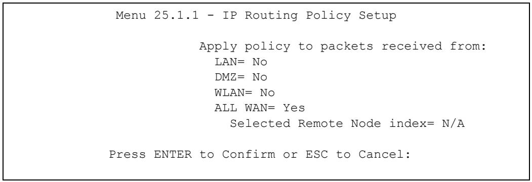 ZYXEL ZYWALL 2 WG - Applying Policy to Packets - 1