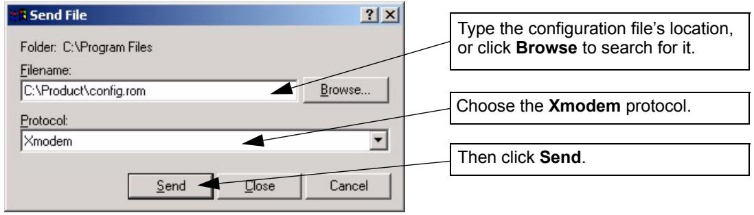 ZYXEL ZYWALL 2 WG - Restore Using FTP Session Example - 1