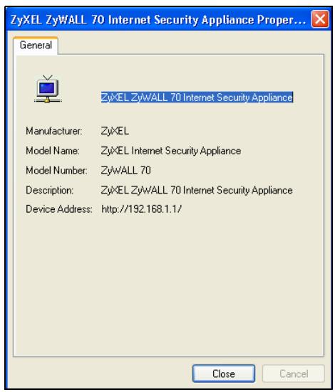ZYXEL ZYWALL 2 WG - Web Configurator Easy Access - 3