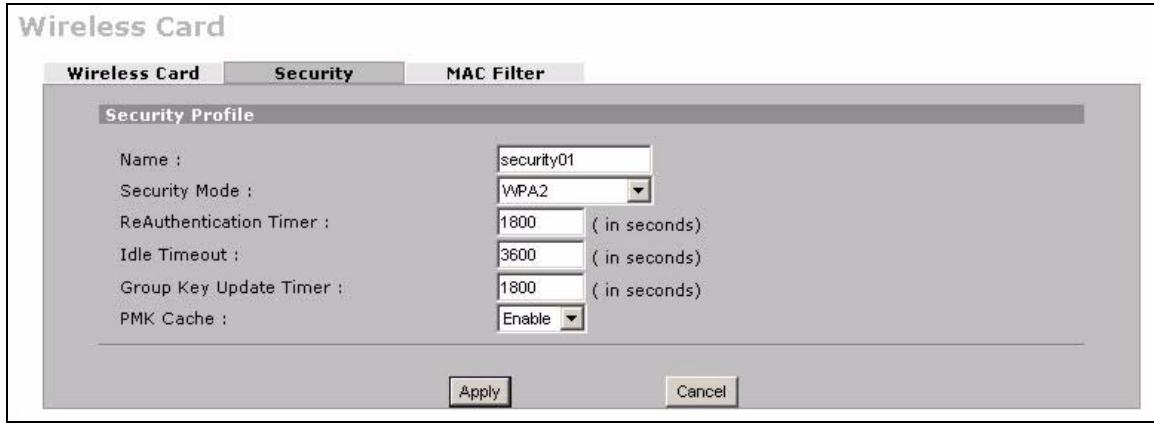 ZYXEL ZYWALL 2 WG - WPA, WPA2, WPA2-MIX - 1