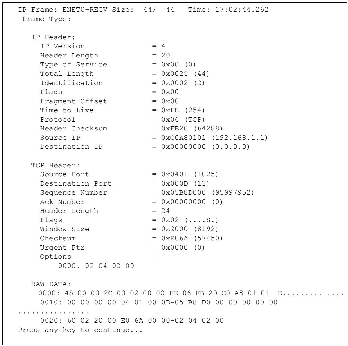 ZYXEL ZYWALL 2 WG - Call-Triggering Packet - 1