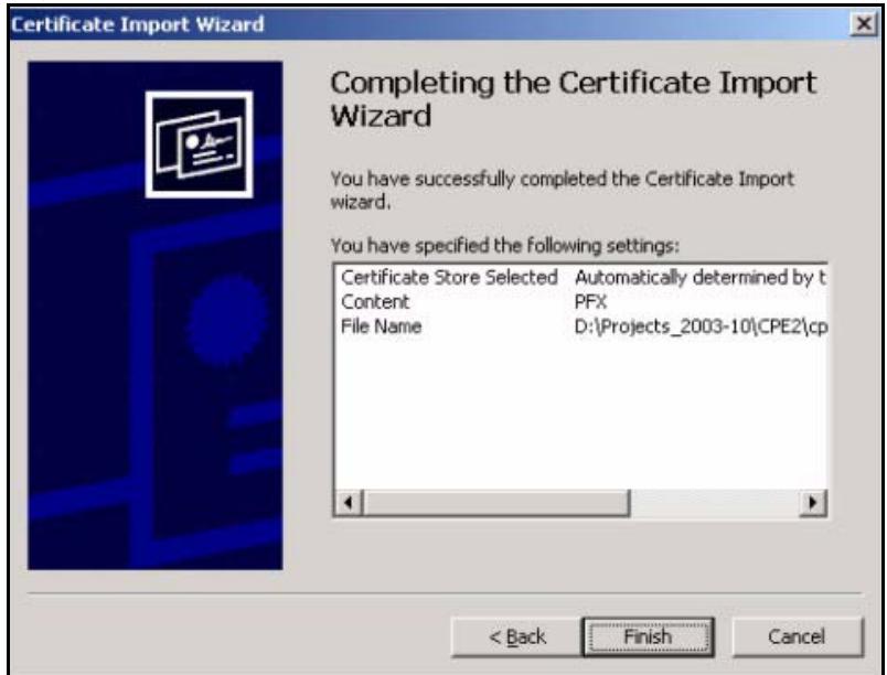 ZYXEL ZYWALL 2 WG - Installing Your Personal Certificate(s) - 5