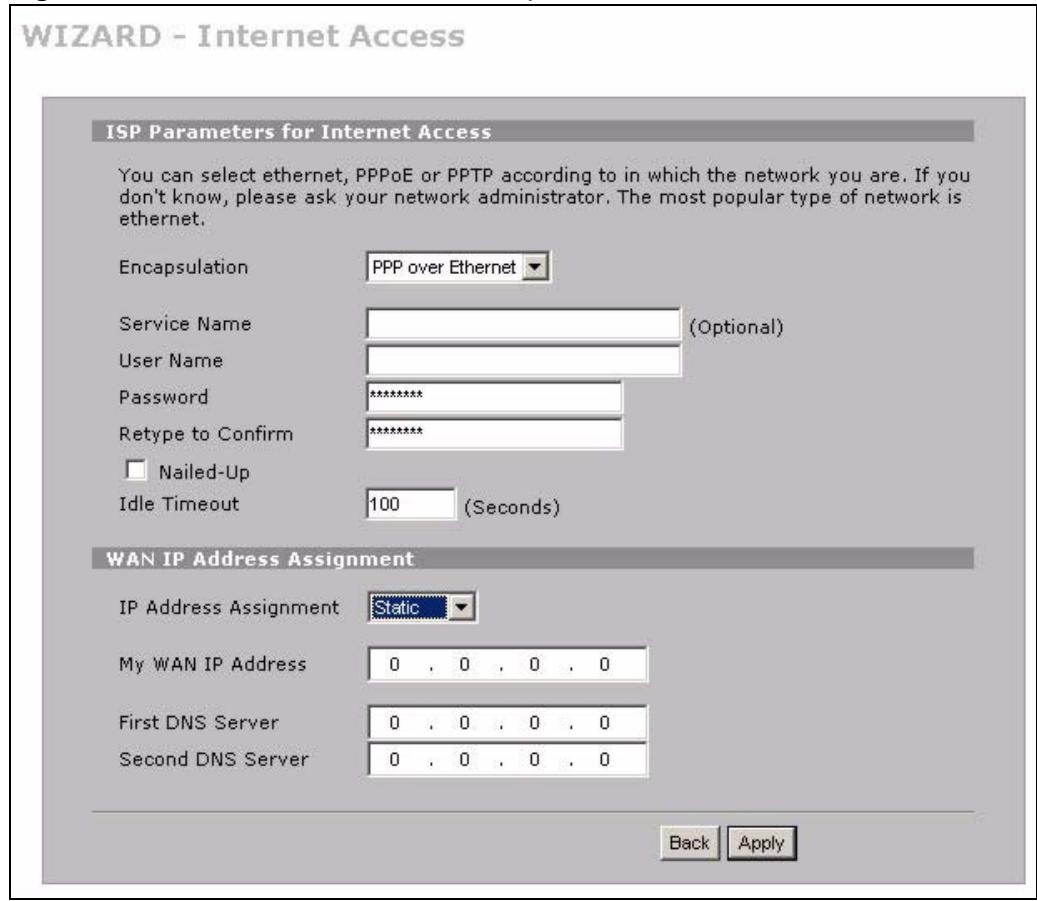 ZYXEL ZYWALL 2 WG - PPPoE Encapsulation - 1