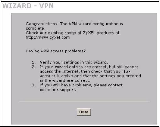 ZYXEL ZYWALL 2WG - Configuración de reglas VPN - 11