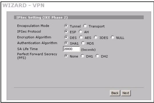 ZYXEL ZYWALL 2WG - Network Policy Property - 3