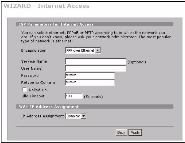 ZYXEL ZYWALL 2WG - - PPP over ethernet ou PPTP encapsulation - 1