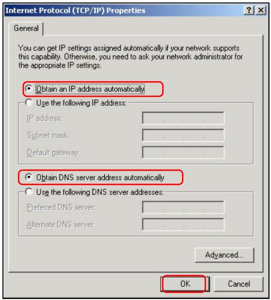 ZYXEL ZYWALL 2WG - Einrichten der IP-Adresse des Computers - 1