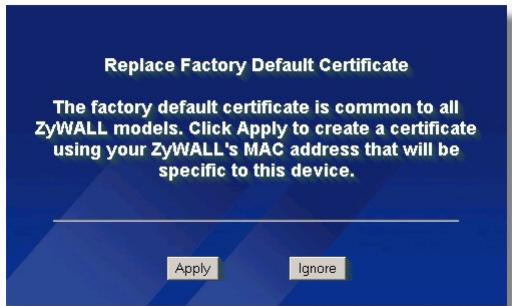 ZYXEL ZYWALL 2WG - 访问网络状态设置程序 - 5