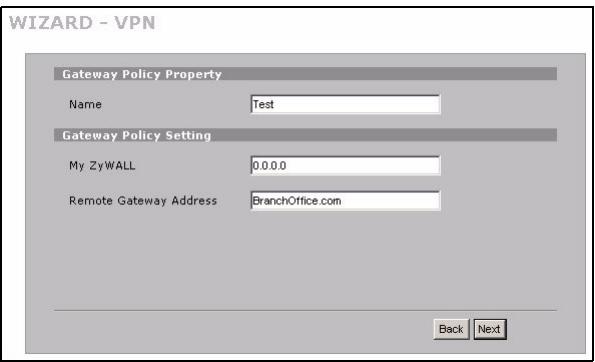 ZYXEL ZYWALL 2WG - VPN 規則設定 - 4