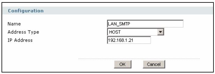 ZYXEL ZYWALL USG 2000 - NAT 1:1 Address Objects - 1