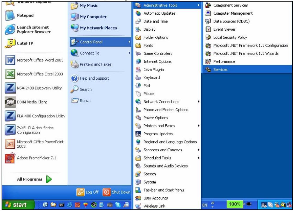 ZYXEL ZYWALL USG 2000 - Windows XP - 1