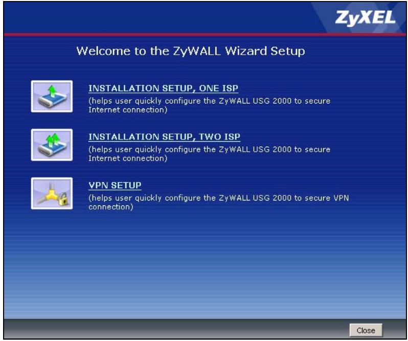 ZYXEL ZYWALL USG 2000 - - VPN SETUP - 1