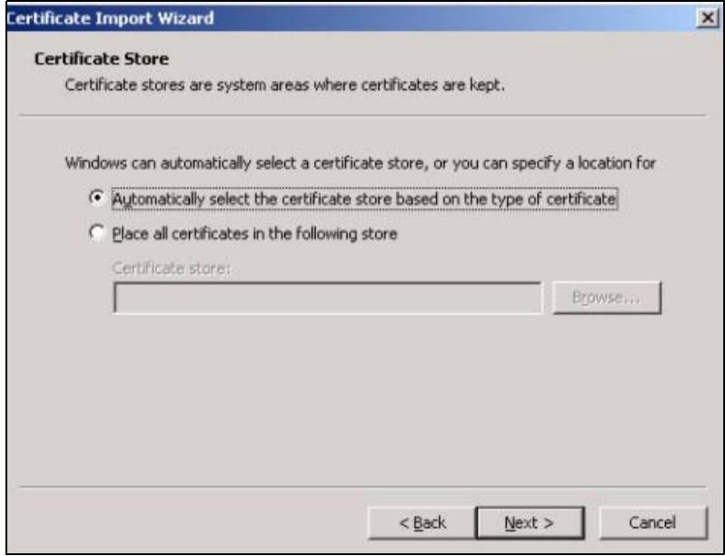 ZYXEL ZYWALL USG 2000 - Click Next to begin the wizard. - 4