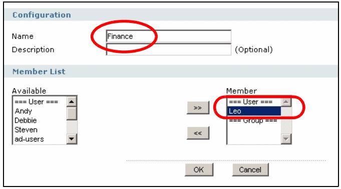 ZYXEL ZYWALL USG 2000 - Set Up User Groups - 1