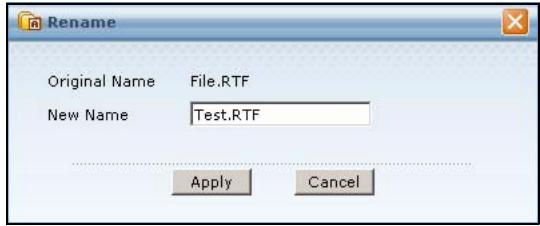 ZYXEL ZYWALL USG 2000 - Renaming a File or Folder - 2