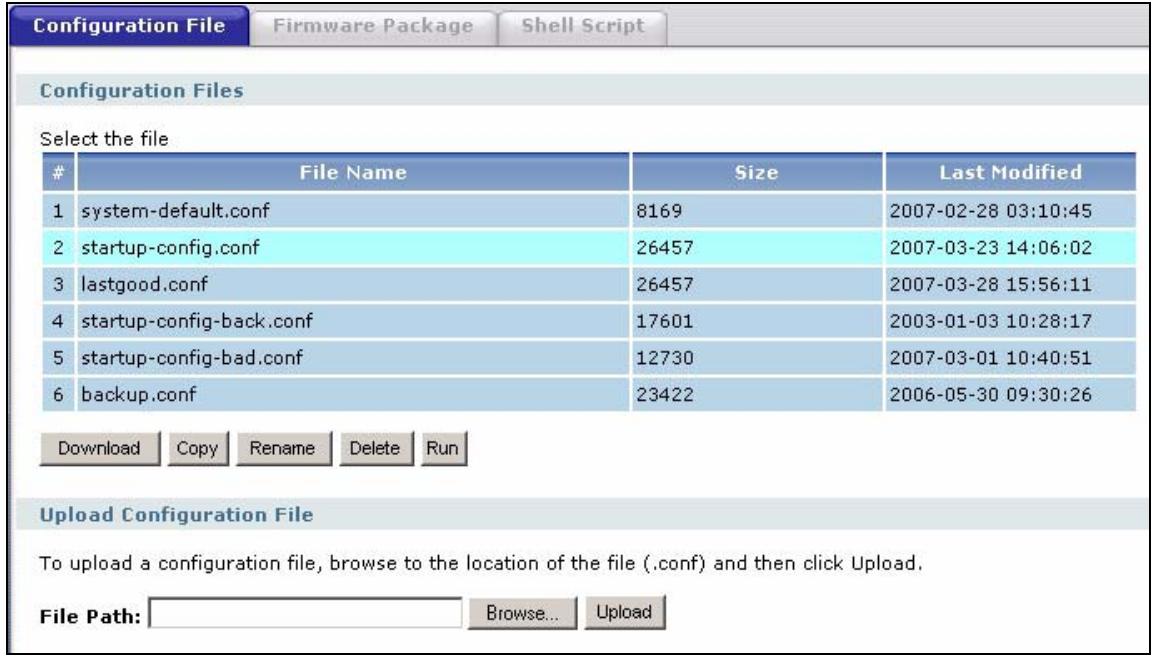 ZYXEL ZYWALL USG 2000 - Configuration File Flow at Restart - 1