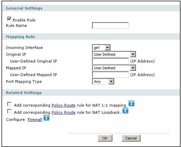 ZYXEL ZYWALL USG 2000 - The Virtual Server Add/Edit Screen - 1