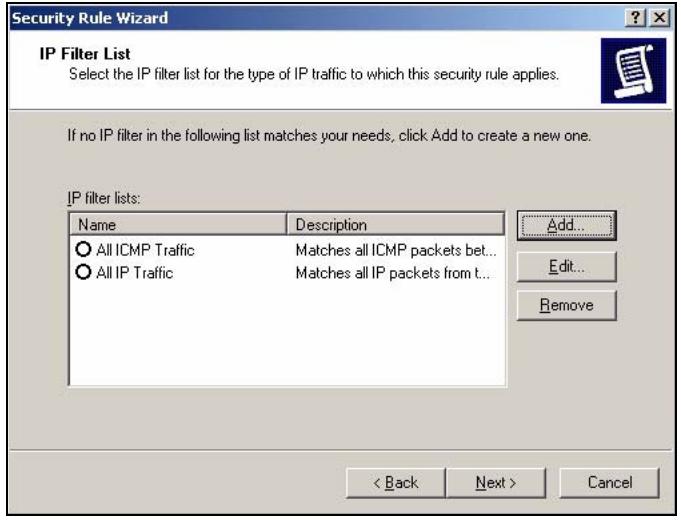 ZYXEL ZYWALL USG 2000 - Select All network connections and click Next. - 3
