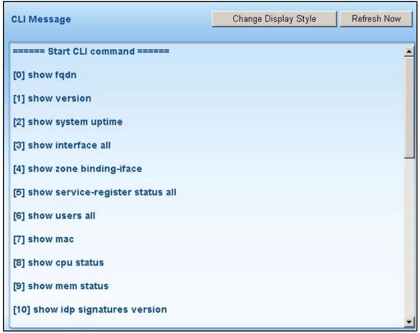 ZYXEL ZYWALL USG 2000 - CLI Messages - 1