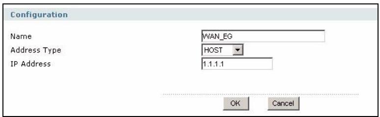 ZYXEL ZYWALL USG 2000 - NAT 1:1 Address Objects - 2