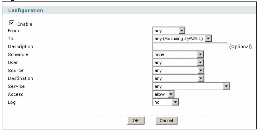 ZYXEL ZYWALL USG 2000 - The Firewall Edit Screen - 1