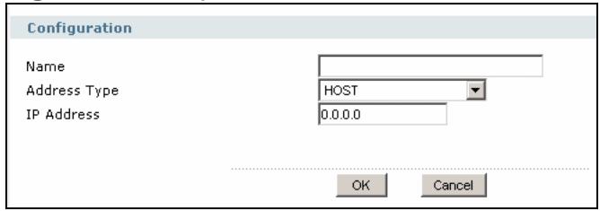 ZYXEL ZYWALL USG 2000 - Address Add/Edit Screen - 1