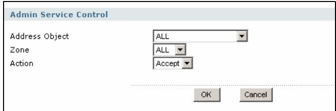 ZYXEL ZYWALL USG 2000 - Service Control Rules - 1