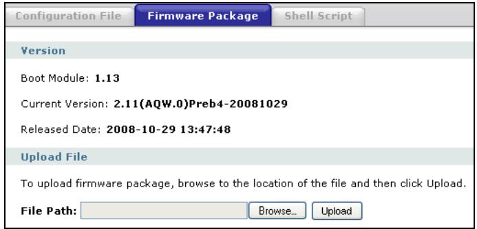 ZYXEL ZYWALL USG 2000 - The firmware update can take up to five minutes. Do not turn off or reset the ZyWALL while the firmware update is in progress! - 1