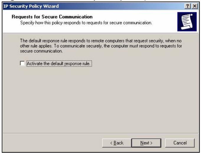 ZYXEL ZYWALL USG 2000 - Configure the Windows 2000 IPSec Policy - 6